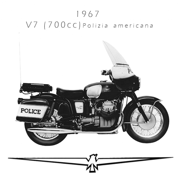 Moto Guzzi V7 700cc (1967) American Spec