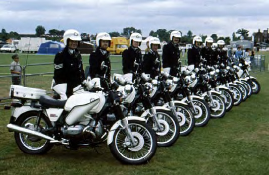 SEG with BMW R80's BMW R80 SEG Special of London Met Police