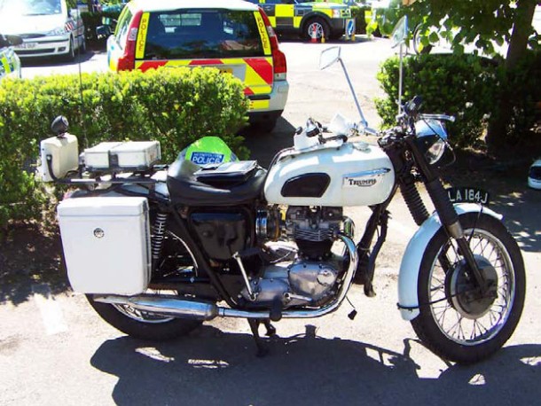 Triumph TR6p ex-Met police ELA184J