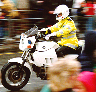 BMW K100 SEG in service London Met