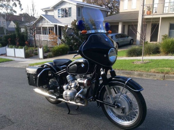 ex-Australian police BMW R50 restored