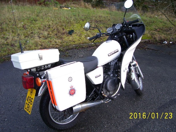 Suzuki GN250 ex-GMP rhs