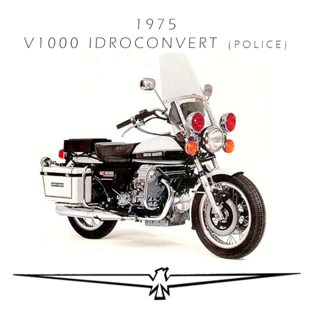 Moto Guzzi V1000 IDROCONVERT Police (1975)