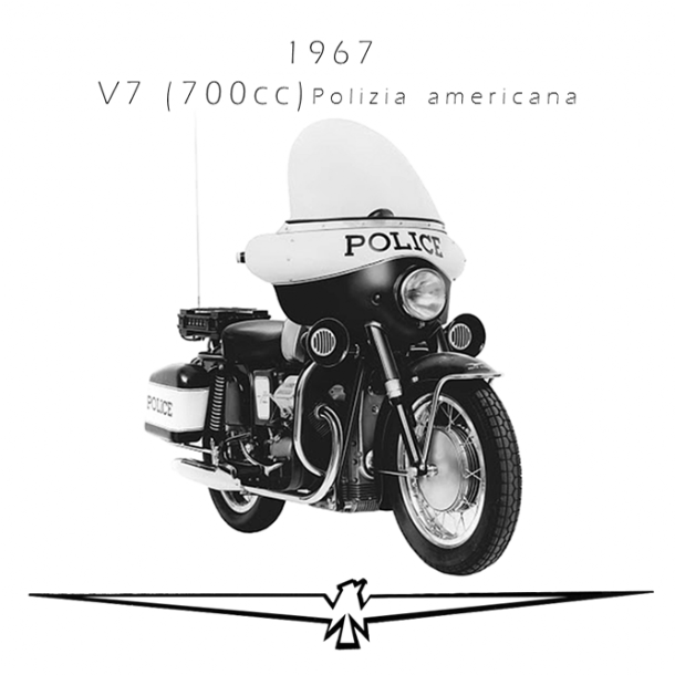 Moto Guzzi V7 (700cc) Polizia Americana (1967)