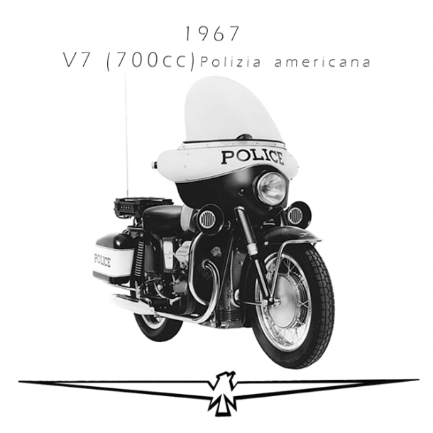 Moto Guzzi V7 (700cc) Polizia Americana (1967) Moto Guzzi V7 (700cc) Polizia Americana (1967)