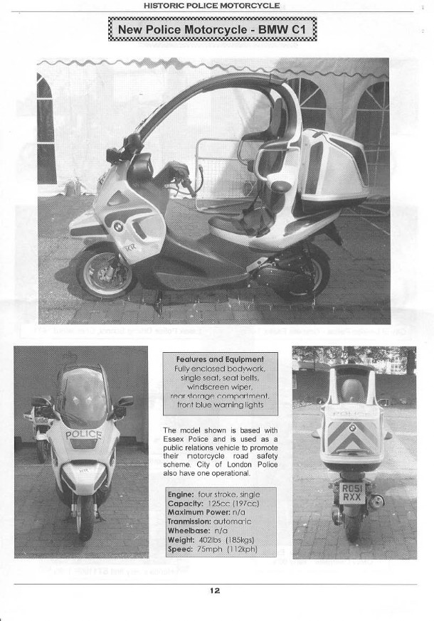 BMW C1, London Met. from HPMG newsletter. BMW C1, London Met. from HPMG newsletter.