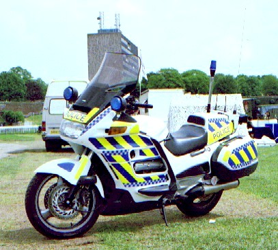 Honda ST1100 Cheshire in Tiger Stripe Livery Honda ST1100 Cheshire in Tiger Stripe Livery